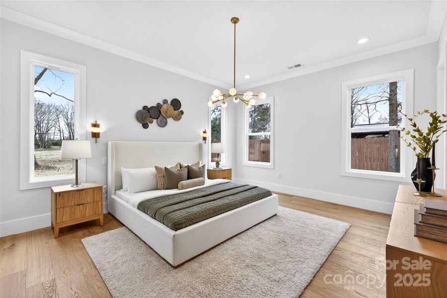 Furnished interior view inside a new home in , Indian Trail (Image 15).