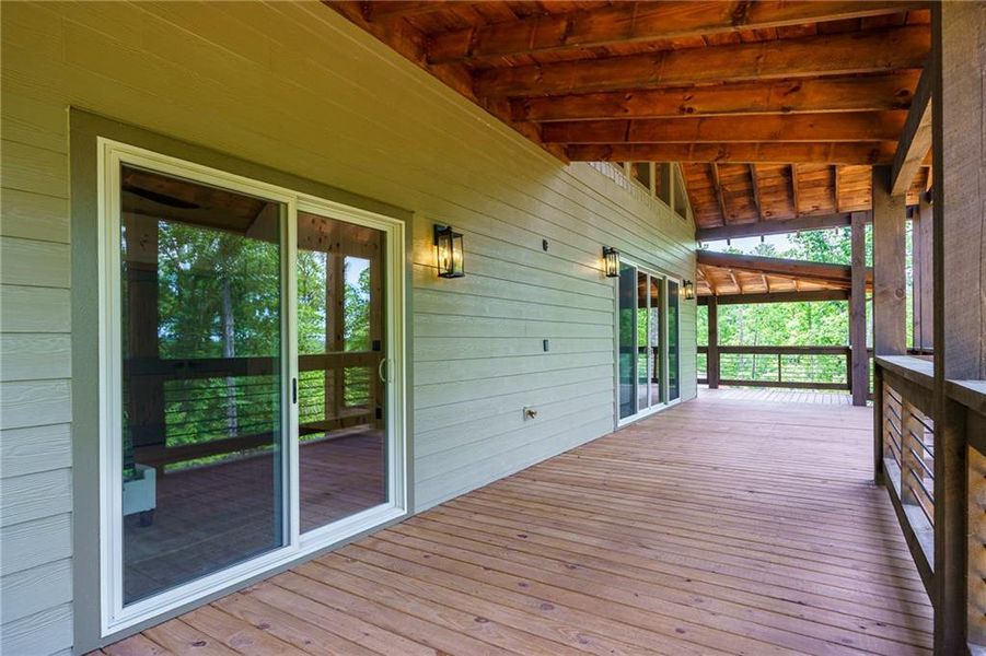 Exterior details and patio area of a home in , Blue Ridge (Image 27).