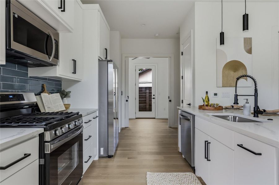 Furnished interior view inside a new home in , Austin (Image 18).