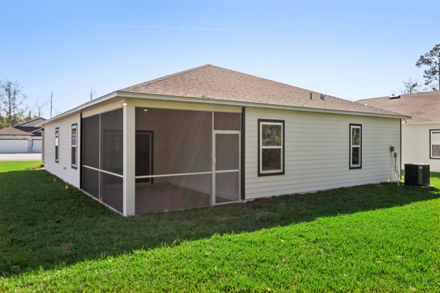 Representative exterior details of a home built from the Ashton by Maronda Homes in Brookshire Green, Kingsland (Image 20).