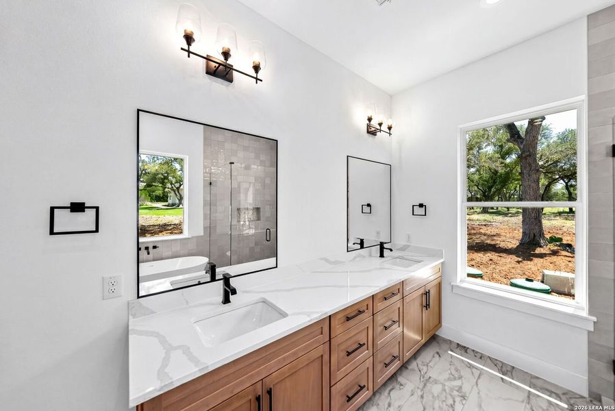 Furnished interior view inside a new home in , Spring Branch (Image 32).