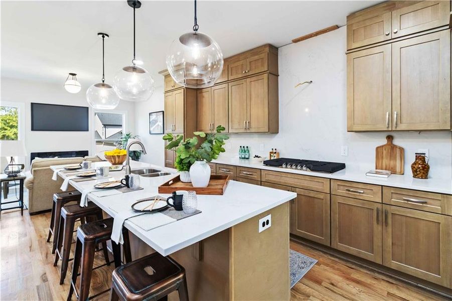 Furnished interior view inside a new home in , Atlanta (Image 6).