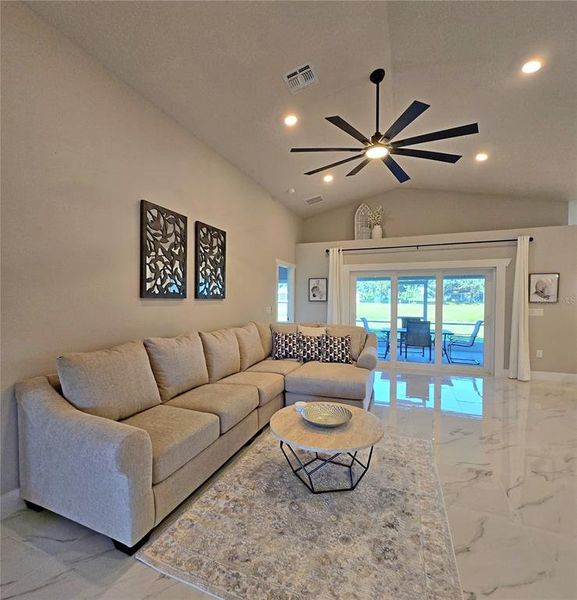 Furnished interior view inside a new home in , Sebring (Image 10).