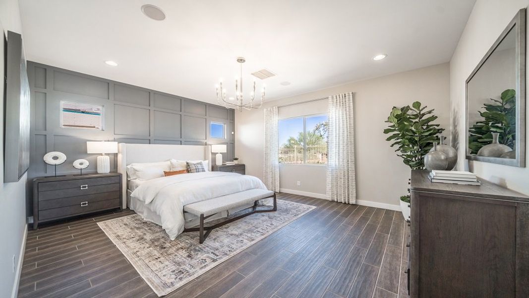 Furnished interior view inside a new home in Estrella, Goodyear (Image 27).