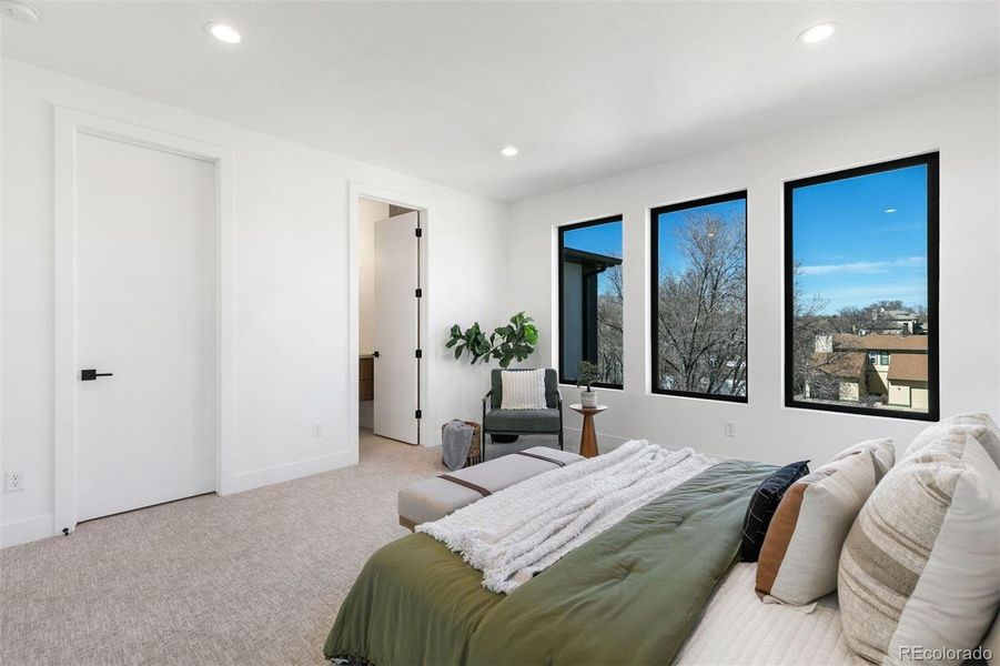 Furnished interior view inside a new home in , Colorado Springs (Image 14).