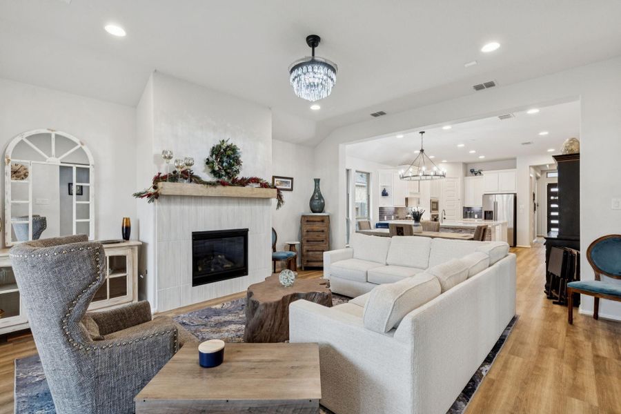 Furnished interior view inside a new home in , Humble (Image 13).