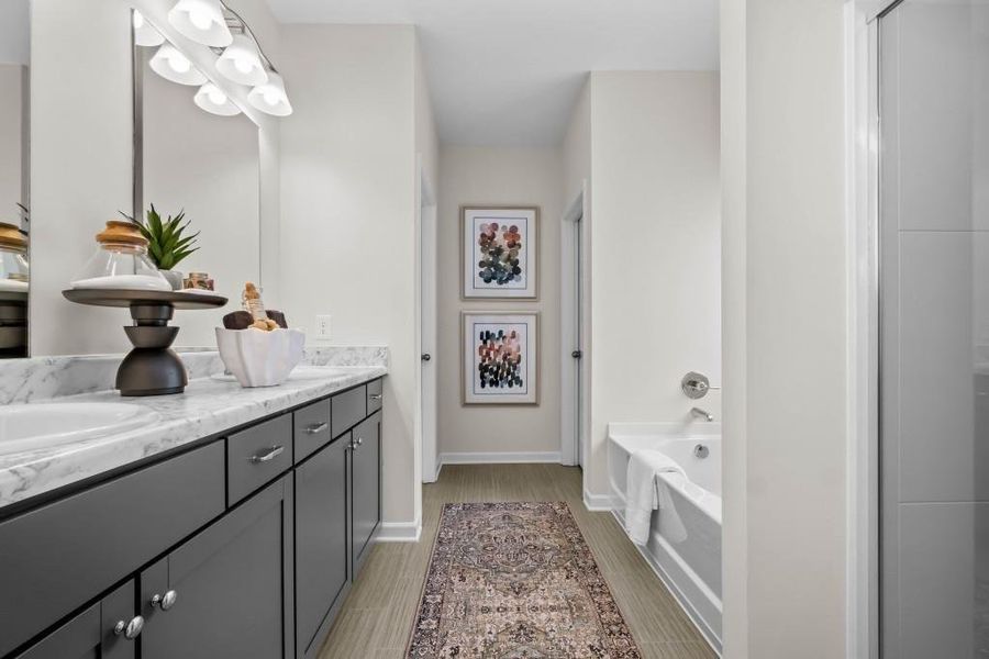 Furnished interior view inside a new home in Hawks View, Ringgold (Image 37).