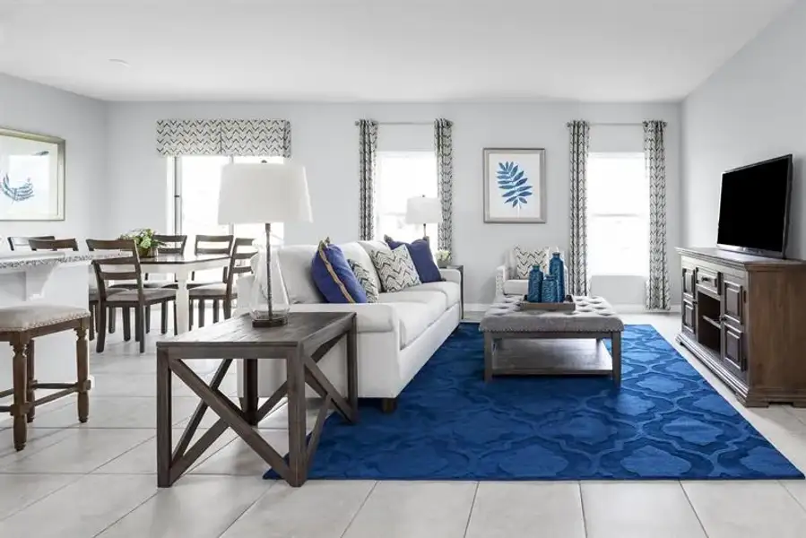 Furnished interior view inside a new home in Central Parc, North Port (Image 7).