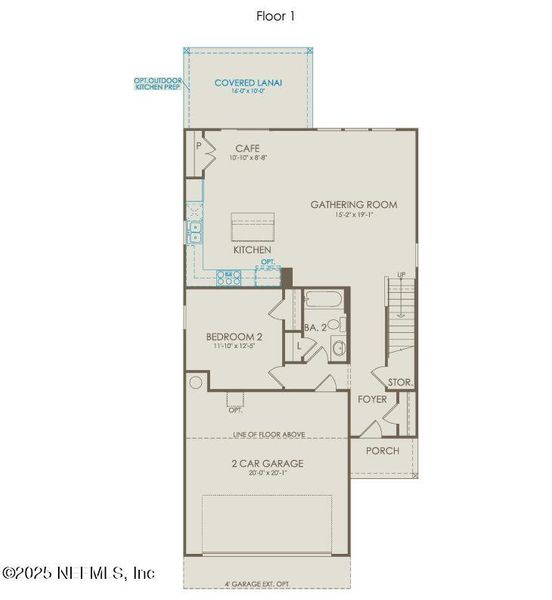 2D floor plan layout of this home in The Preserve at Bannon Lakes, St. Augustine, FL (Image 5). 2D floor plan layout of this home in The Preserve at Bannon Lakes, St. Augustine, FL (Image 5).