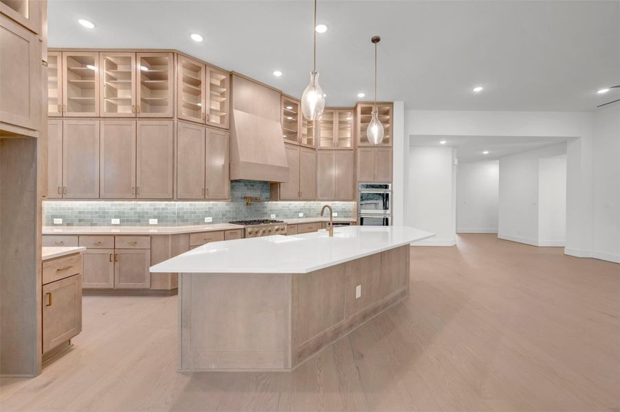 Furnished interior view inside a new home in The Woodlands Hills - Premier Collection, Willis (Image 8).