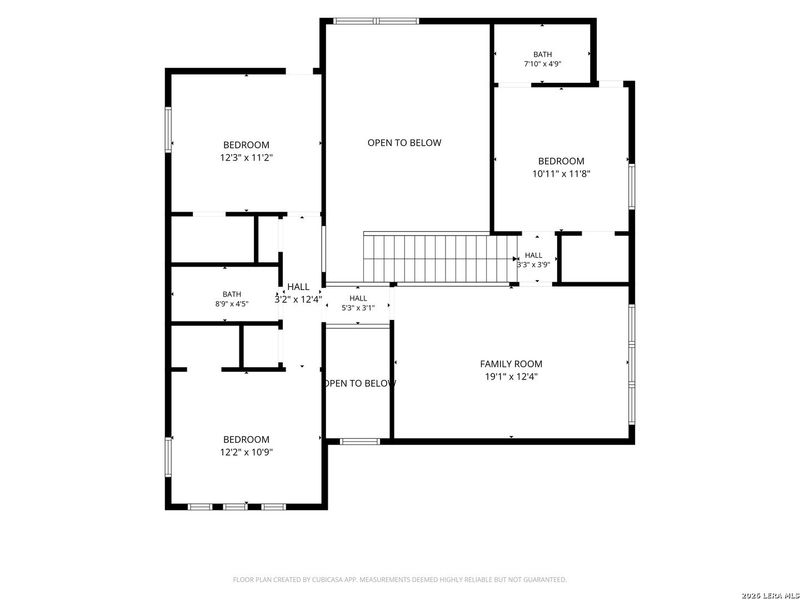 2D floor plan layout of this home in Stevens Ranch, San Antonio, TX (Image 5).