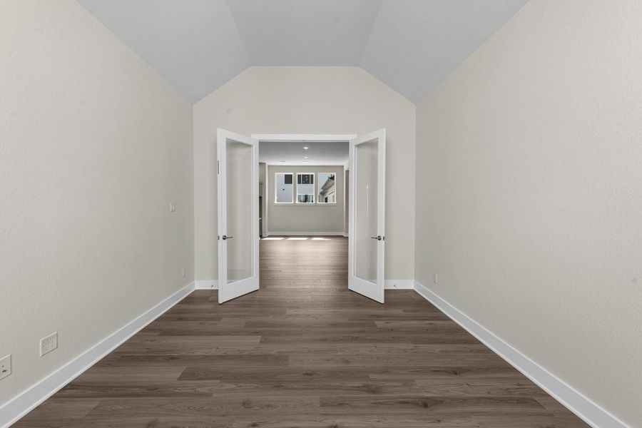 Spacious, unfurnished interior of a new home in Bridgeland, Cypress (Image 21).