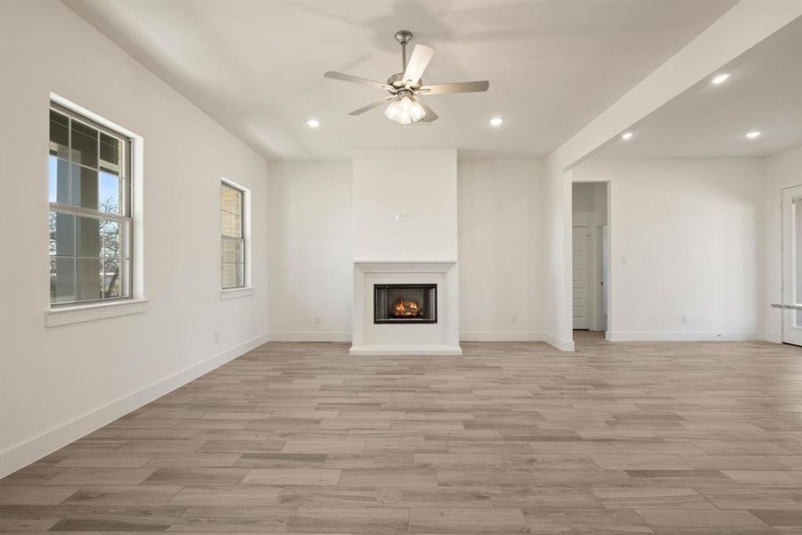 Spacious, unfurnished interior of a new home in Saddleback Estates, Boyd (Image 27).