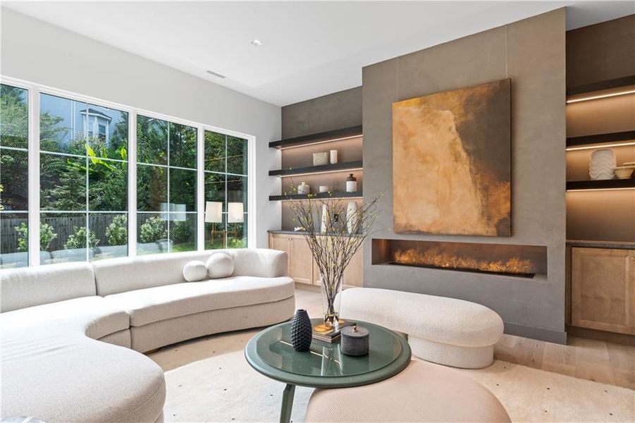 Furnished interior view inside a new home in , Marietta (Image 15).