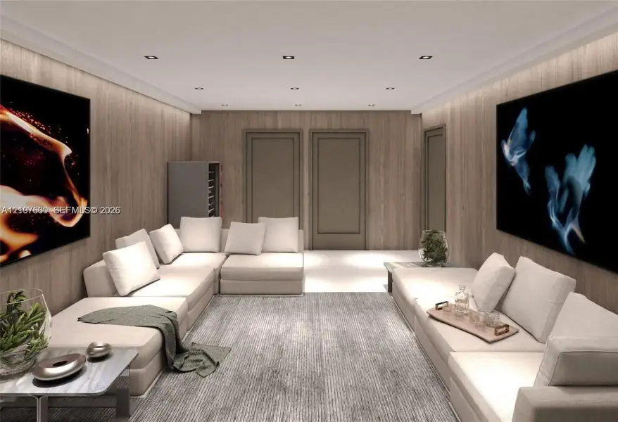 Furnished interior view inside a new home in , Hallandale Beach (Image 12).