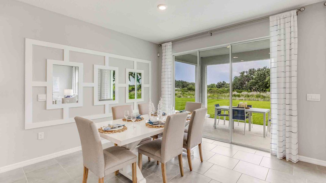 Furnished interior view inside a new home in Angeline, Land O' Lakes (Image 5).