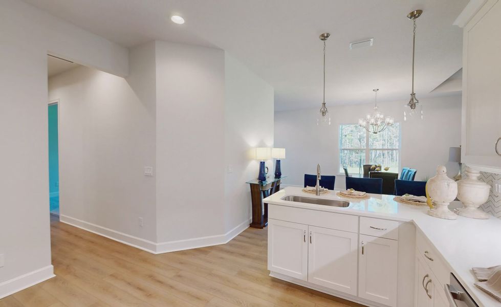 Furnished interior view inside a new home in Woodhaven, Port Orange (Image 7). Furnished interior view inside a new home in Woodhaven, Port Orange (Image 7).