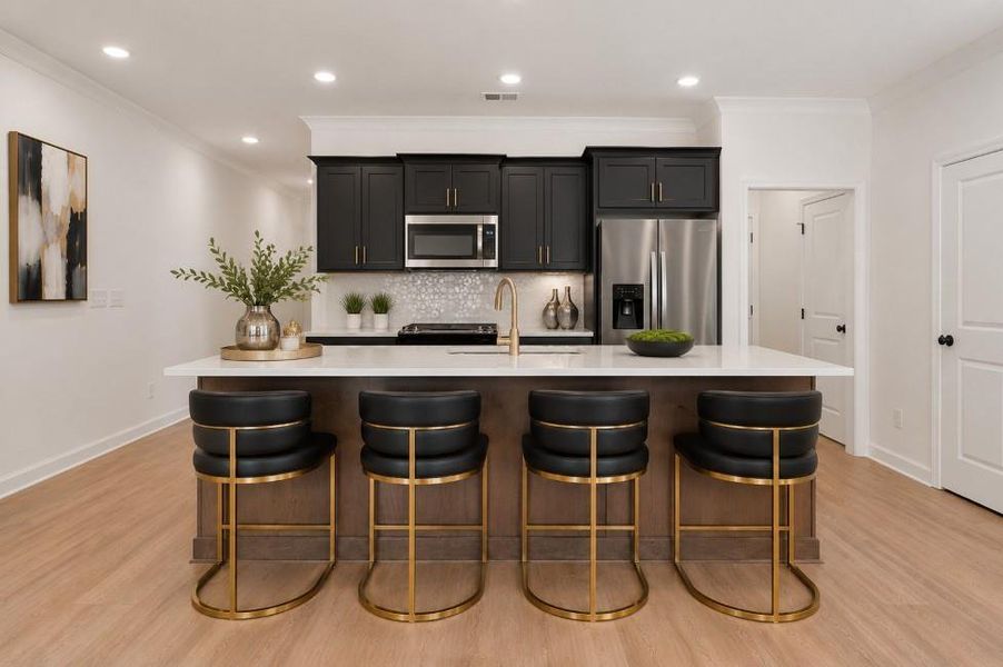 Furnished interior view inside a new home in Wildwood Place, Powder Springs (Image 16).