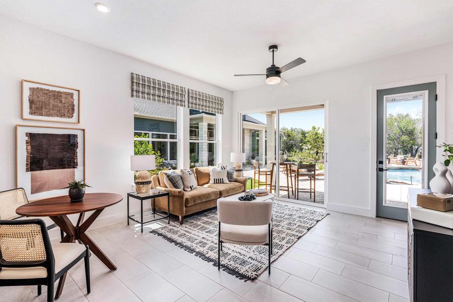 Furnished interior view inside a new home in Leander Estates, Leander (Image 6).