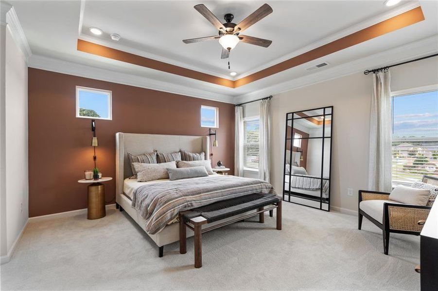 Furnished interior view inside a new home in Jameson Towns, Villa Rica (Image 14).