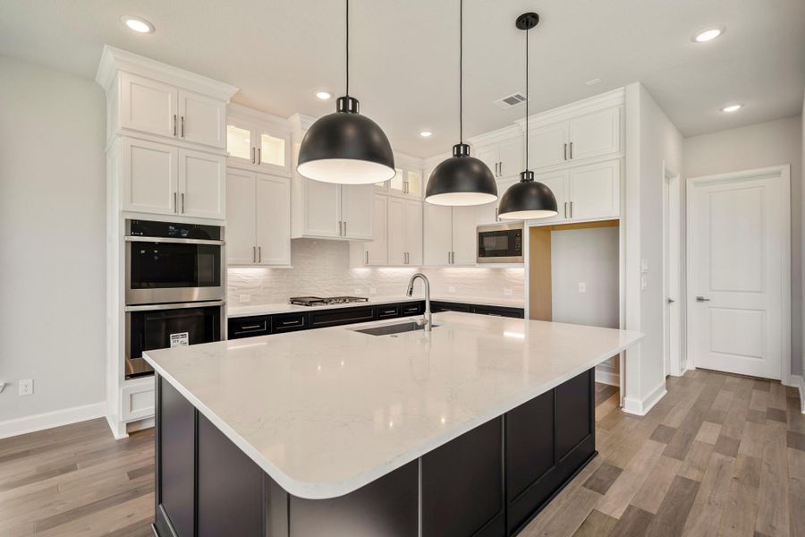 Furnished interior view inside a new home in Sienna 70′ Lots, Missouri City (Image 9).