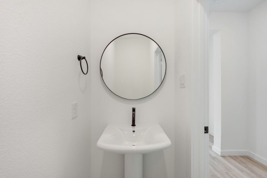 Furnished interior view inside a new home in Woodbridge Townhomes, Wylie (Image 14).