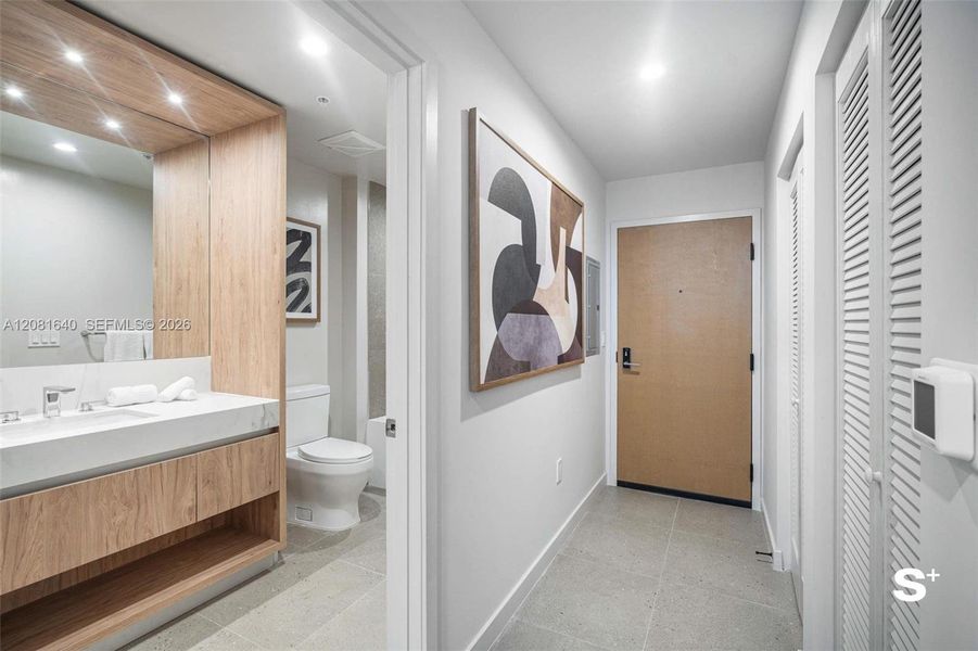 Furnished interior view inside a new home in , Miami (Image 7).