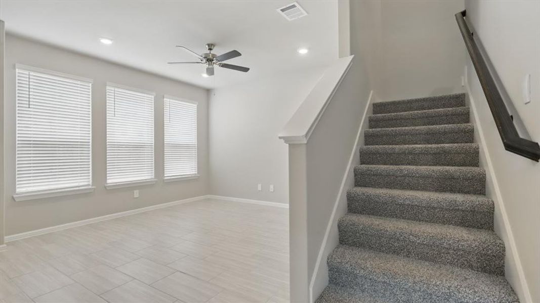 Spacious, unfurnished interior of a new home in Orchard Village, Fort Worth (Image 32). Spacious, unfurnished interior of a new home in Orchard Village, Fort Worth (Image 32).