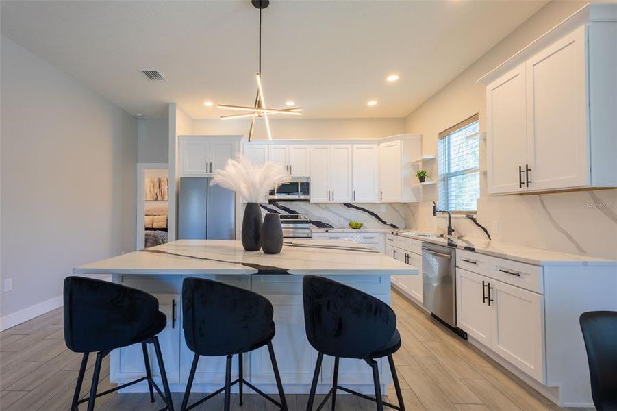 Furnished interior view inside a new home in , New Port Richey (Image 6).