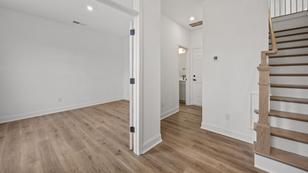 The Landon Plan in River District by DBR Homes in Charlotte, N.C - New Townhomes for Sale