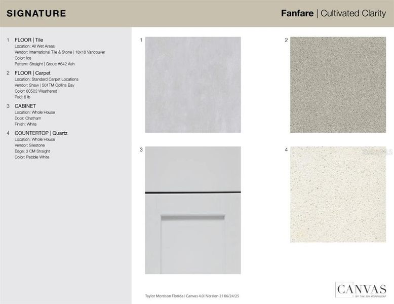 Sample of building materials used in homes in Firethorn, Parrish (Image 28). Sample of building materials used in homes in Firethorn, Parrish (Image 28).