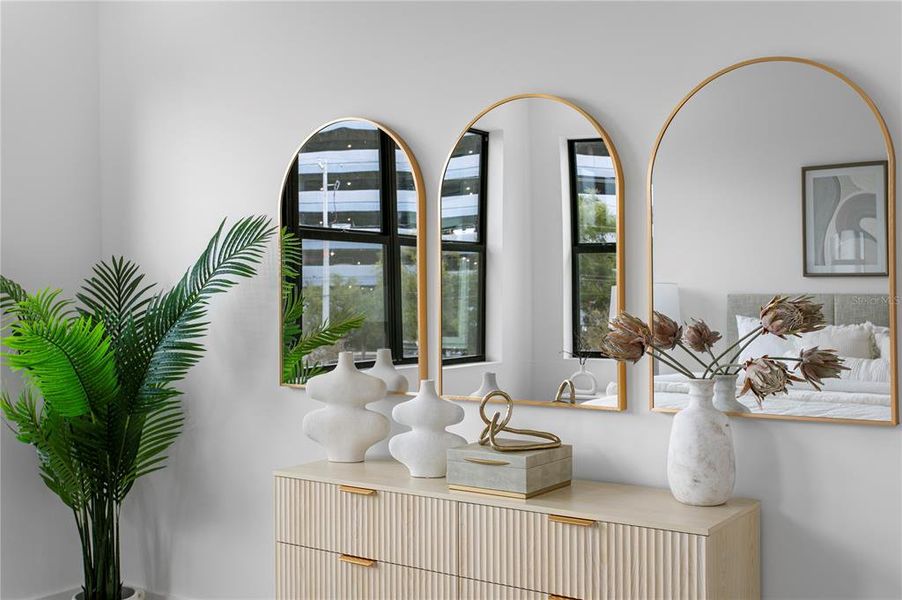 Furnished interior view inside a new home in , Tampa (Image 39).