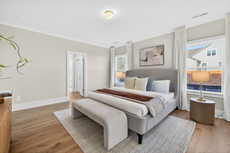 Furnished interior view inside a new home in Edgewater - Harbor Pointe, Lancaster (Image 16).