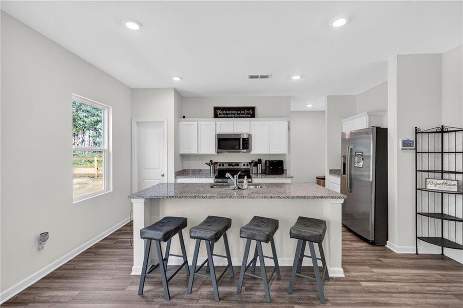 Furnished interior view inside a new home in Meriwether Place, Villa Rica (Image 7).