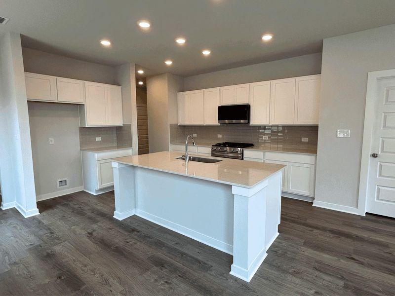 Furnished interior view inside a new home in Trinity Ranch, Elgin (Image 3). Furnished interior view inside a new home in Trinity Ranch, Elgin (Image 3).