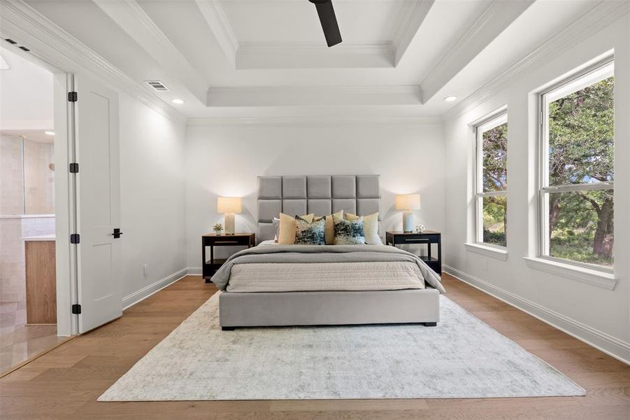 Furnished interior view inside a new home in , Weatherford (Image 29).