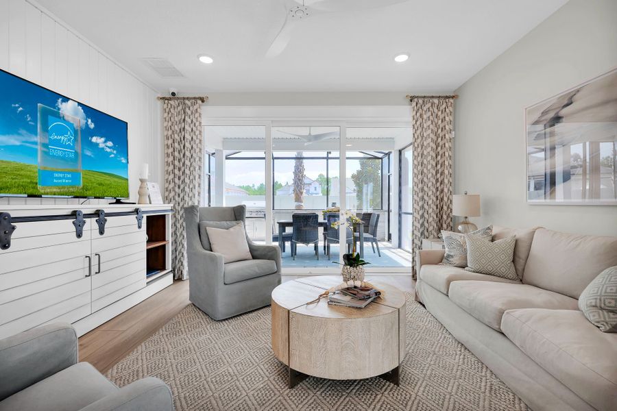 Representative furnished interior of a home built from the The Hernando by Providence Homes (Florida) in Reflections at Nocatee, Nocatee (Image 4).
