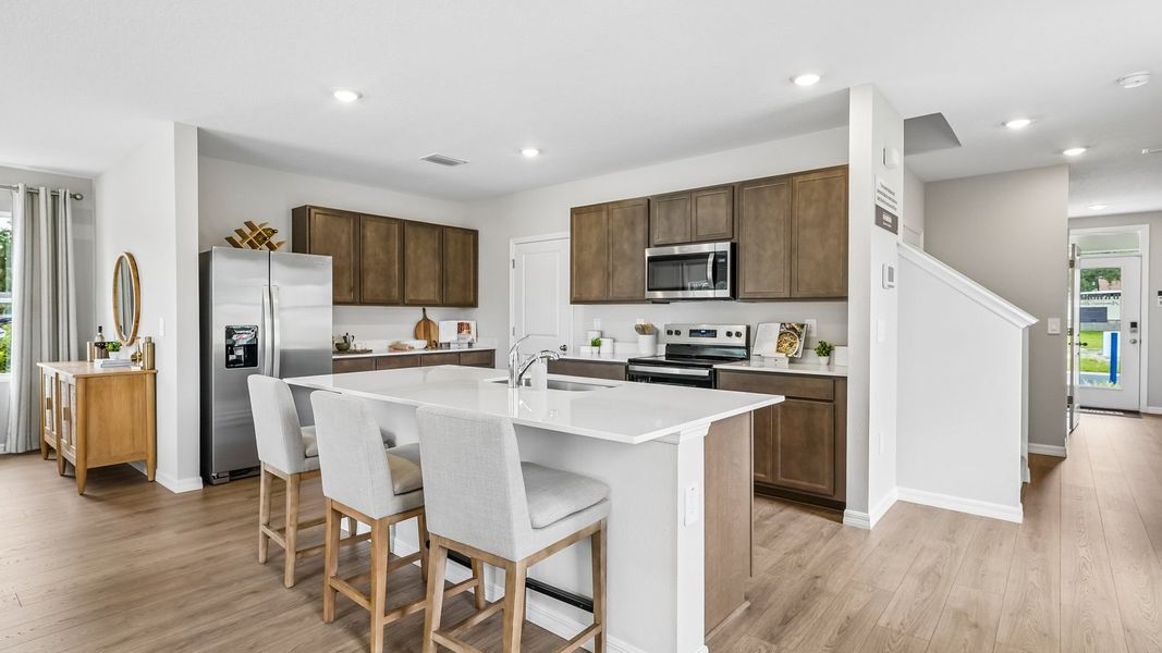 Furnished interior view inside a new home in Northwater at Two Rivers, Zephyrhills (Image 15).