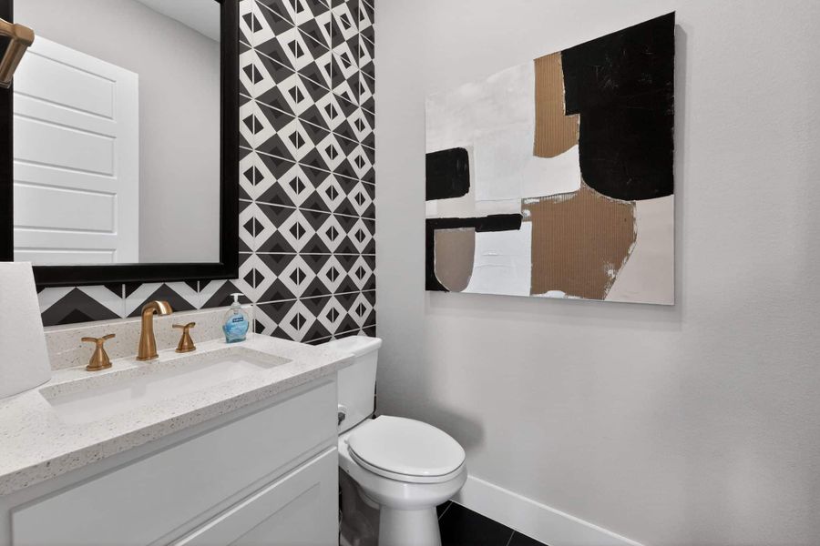 Furnished interior view inside a new home in Highland Crossing, Celina (Image 25).