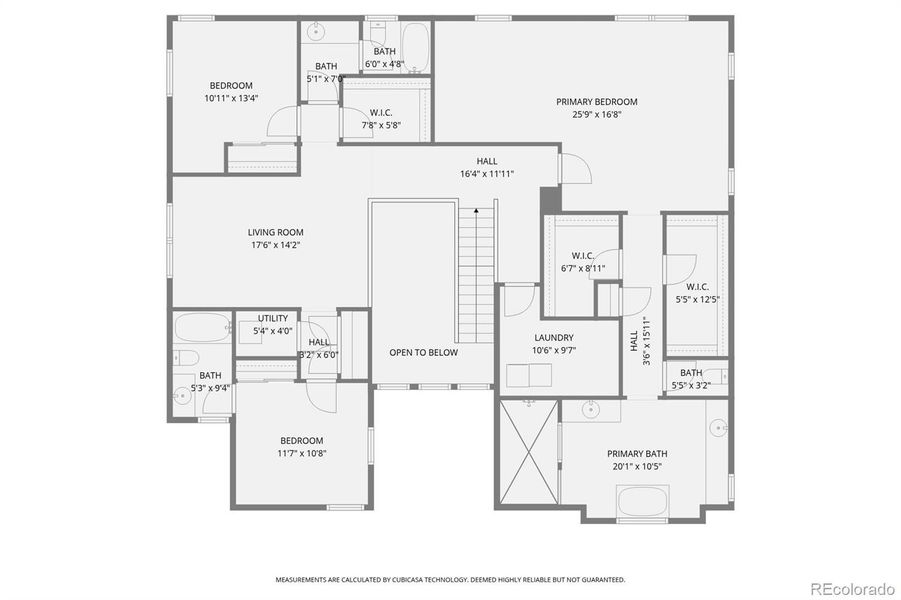 2D floor plan layout of this home in , Parker, CO (Image 3).