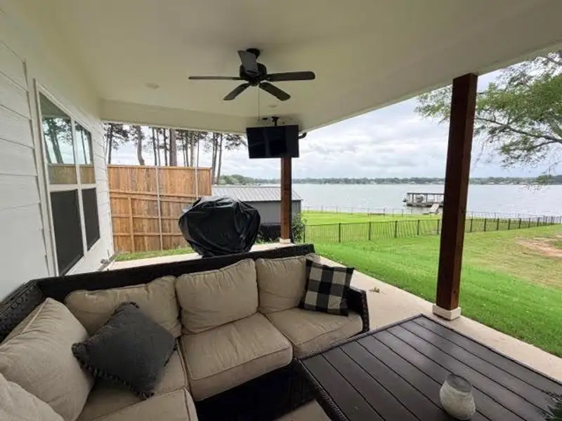 Exterior details and patio area of a home in , Flint (Image 26).
