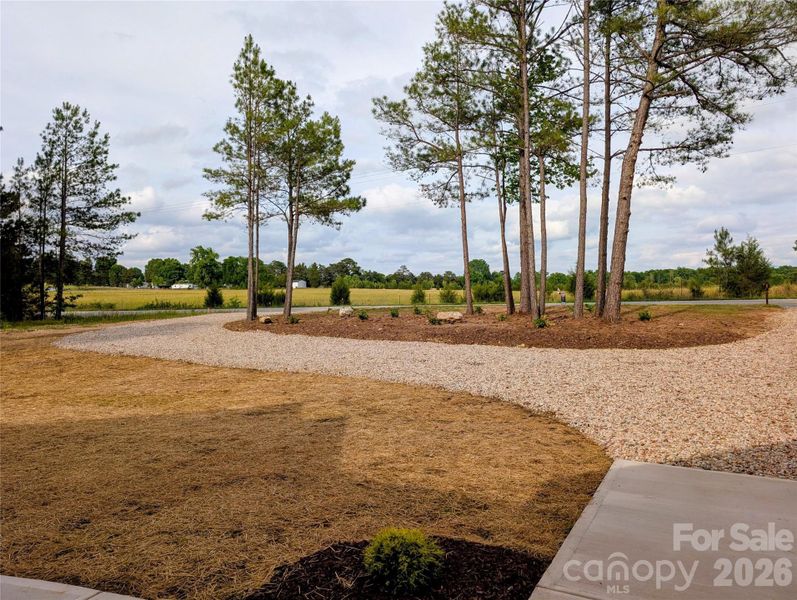 Circular driveway. Circular driveway.