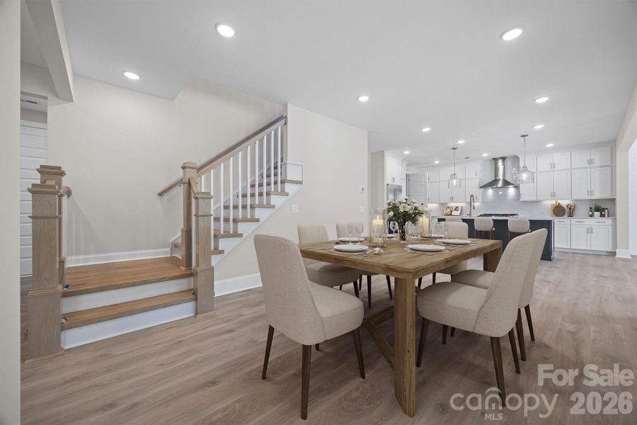 Furnished interior view inside a new home in , Gastonia (Image 15).