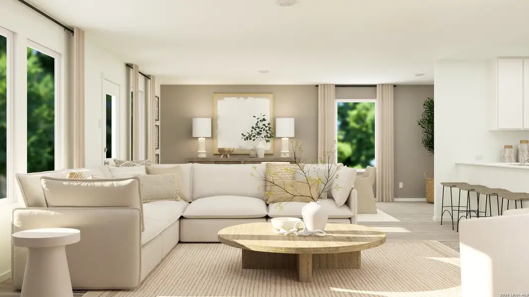 Furnished interior view inside a new home in Willow Point, San Antonio (Image 5). Furnished interior view inside a new home in Willow Point, San Antonio (Image 5).