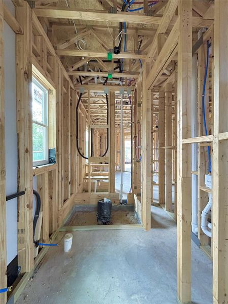 1st Floor Guest Bathroom. Construction photo as of 11-19-2025
