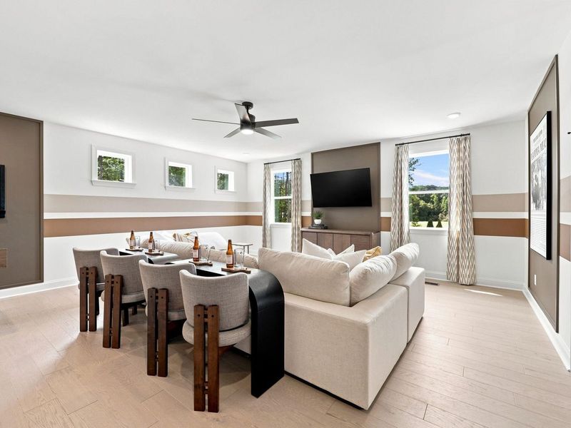 Furnished interior view inside a new home in Rockport, Wake Forest (Image 42).