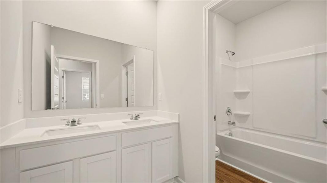 Furnished interior view inside a new home in Preserve at Dove Creek, Statham (Image 14). Furnished interior view inside a new home in Preserve at Dove Creek, Statham (Image 14).