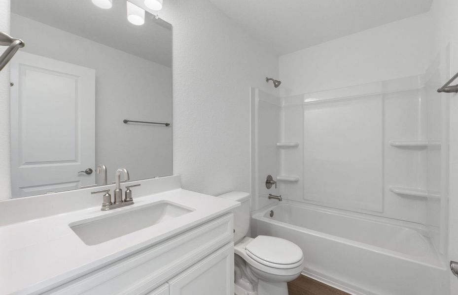 Furnished interior view inside a new home in Santa Rita Ranch, Liberty Hill (Image 6).