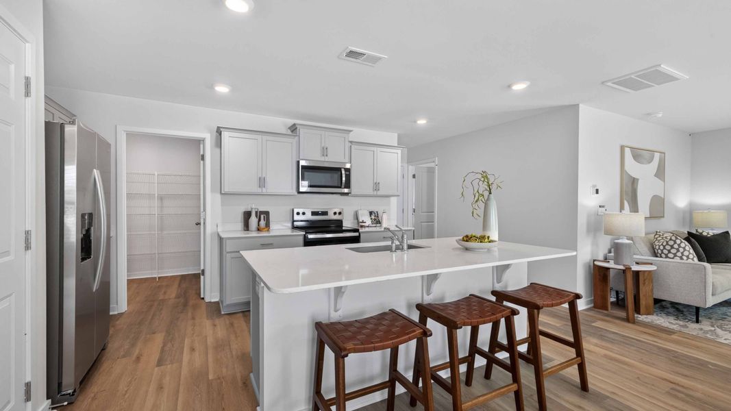 Furnished interior view inside a new home in Huffman Ridge, Hickory (Image 3).