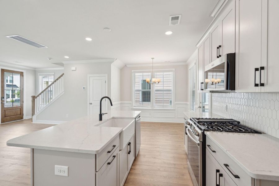 Furnished interior view inside a new home in Central Park, Charleston (Image 9).